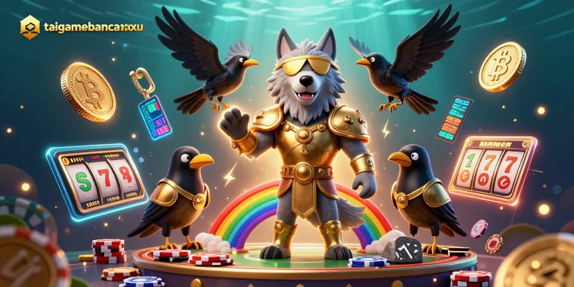 Engage in taigamebancaanxu with a vibrant, detailed casino scene featuring dynamic game elements.