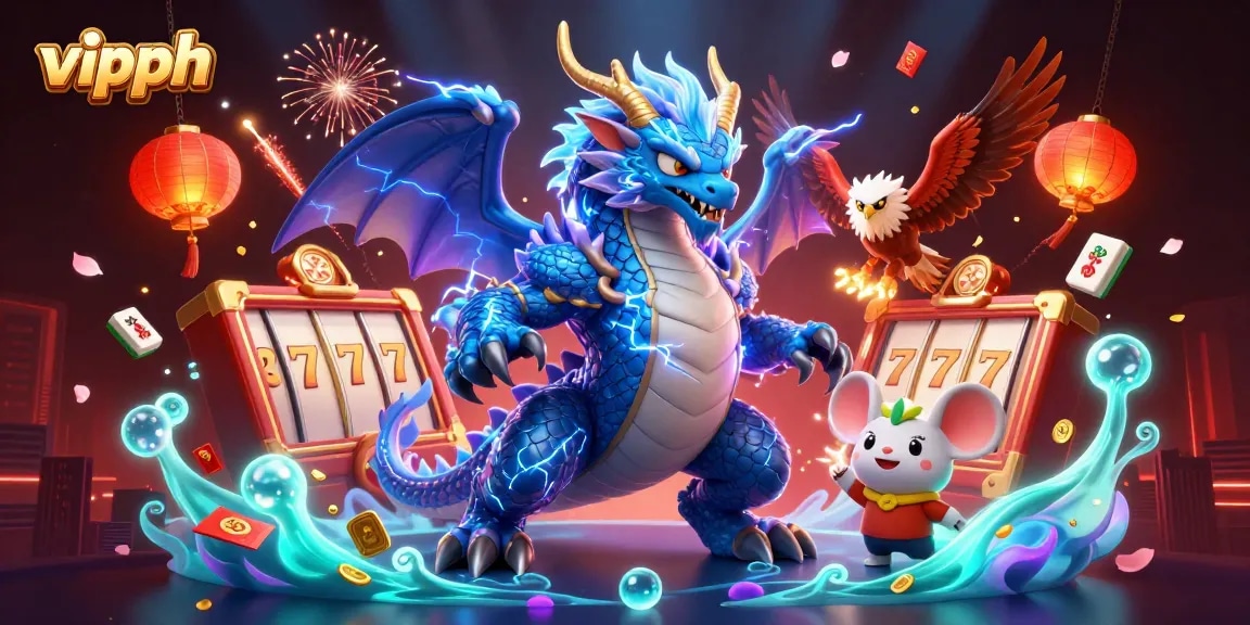 Engage with exciting vipph gaming as a thunder dragon and friends bring the casino to life!