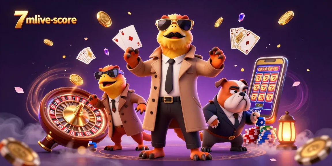 Experience fun at 7mlive-score with animated raptors entering a VIP casino lounge, showcasing unique gambling charm.