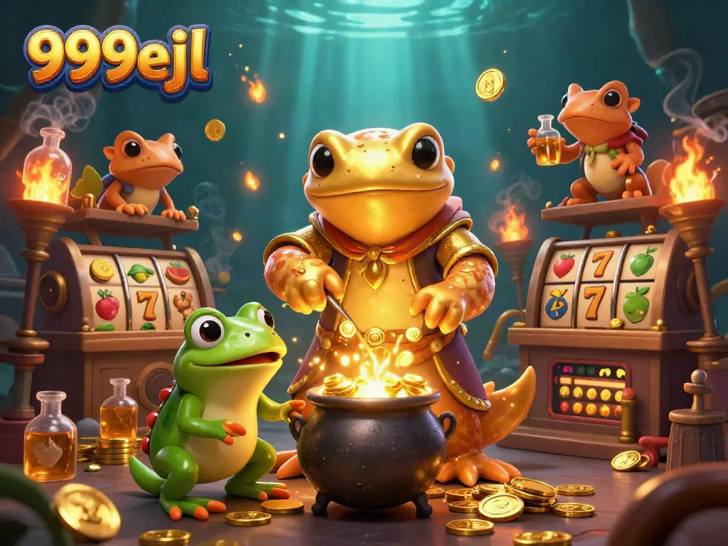 Experience thrilling gameplay at 999eejl with golden elements illuminating the vibrant casino scene.