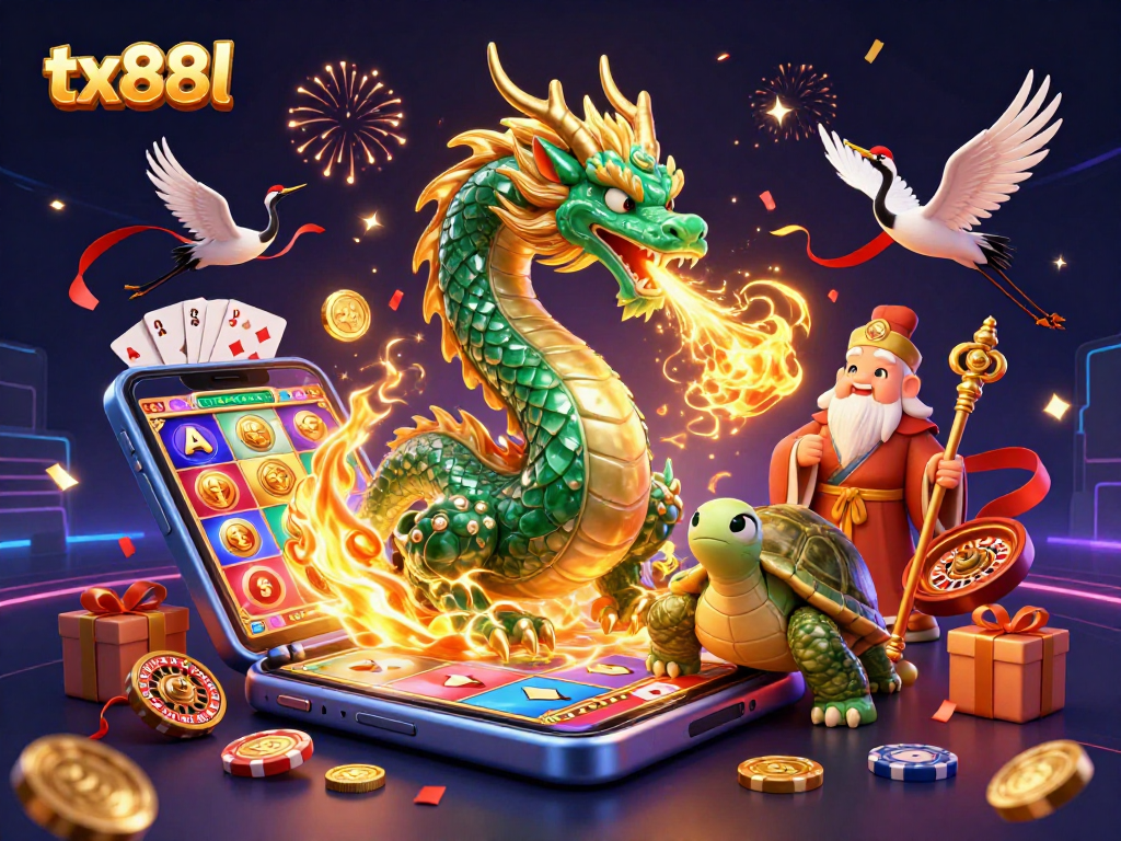 Engage with the thrilling world of tx88l as the jade dragon breathes fire amidst casino games.