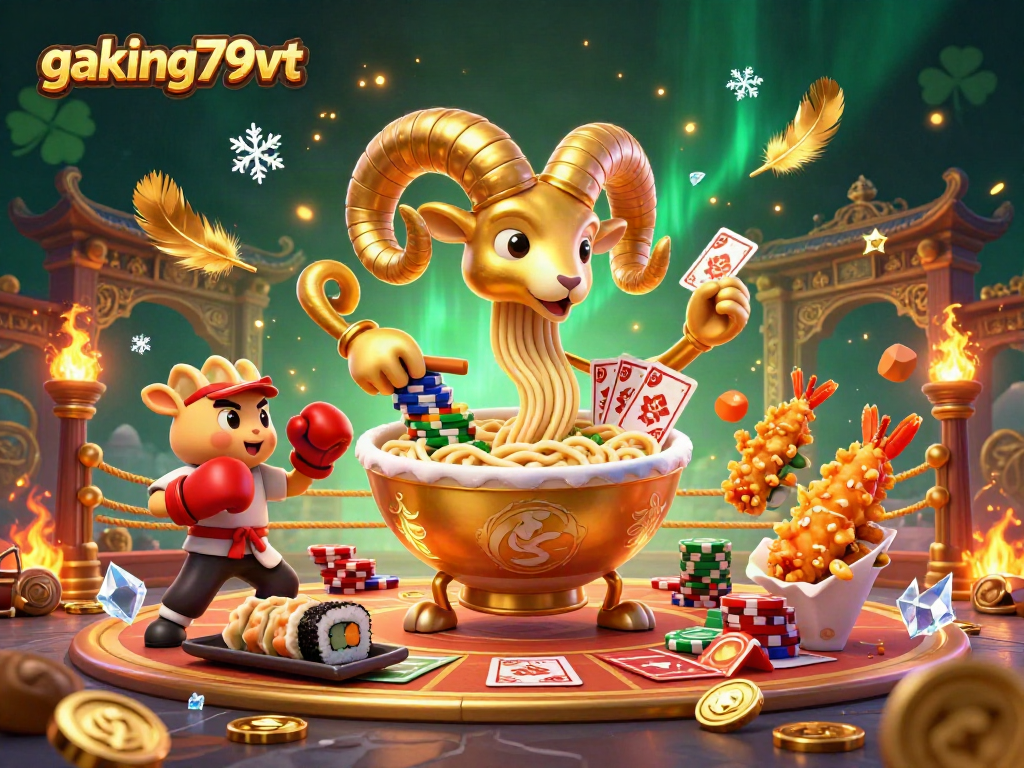 Experience the excitement of gaking79vt with vibrant 3D characters and dynamic casino elements.