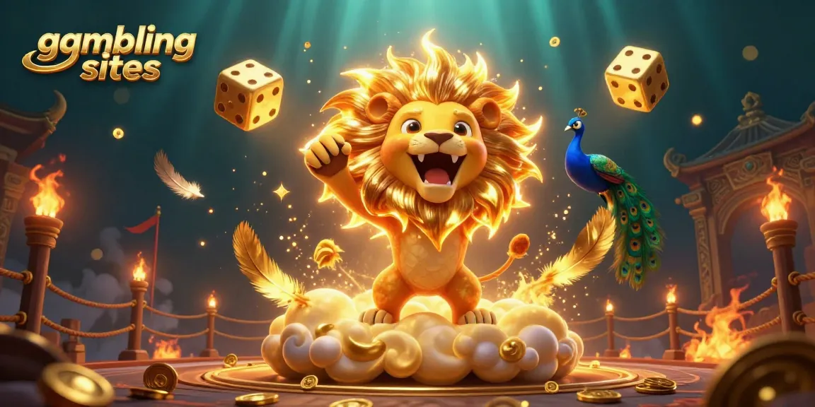Engage with top gambling sites through vibrant and dynamic casino-themed 3D illustration.