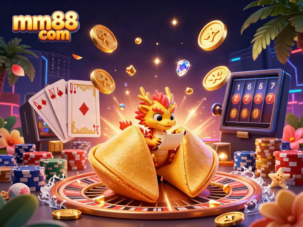 Experience the excitement of casino gaming with mm88 com, featuring dynamic characters and vivid slot elements.