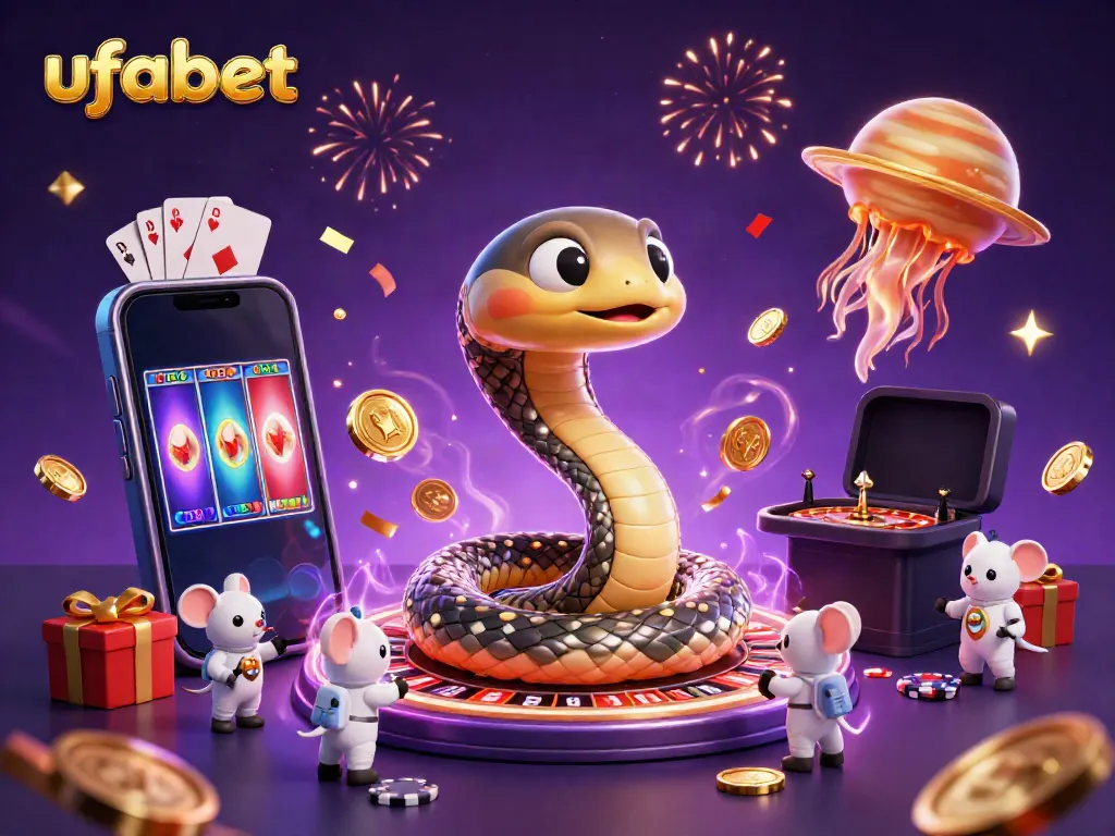 Experience ufabet's thrilling atmosphere with astronaut mice betting on a cosmic roulette wheel
