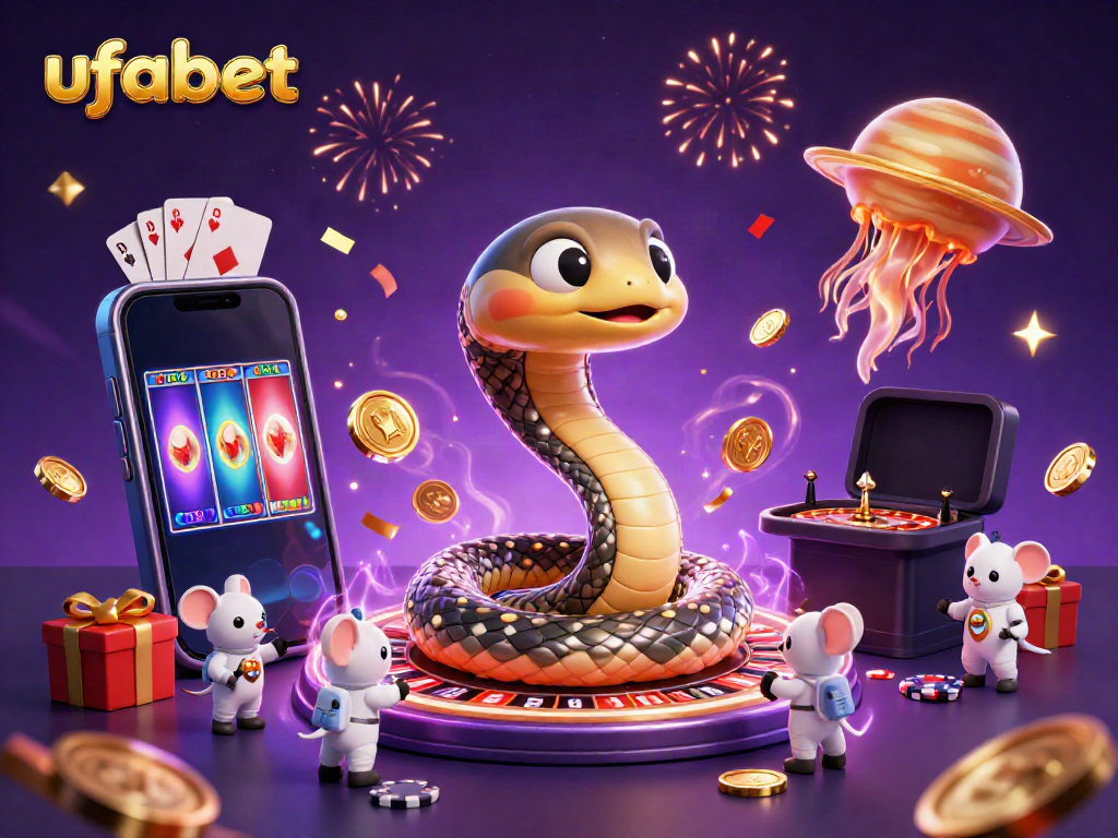 Experience ufabet's thrilling atmosphere with astronaut mice betting on a cosmic roulette wheel