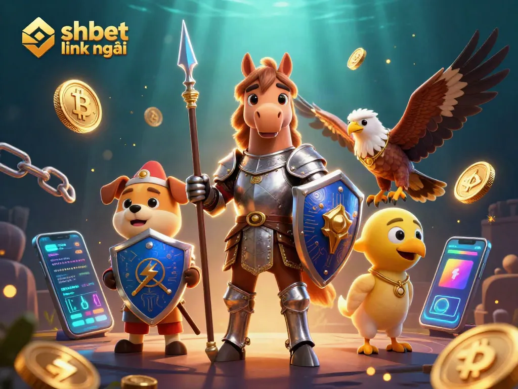 Experience thrilling fun with the shbet link mới, showcasing an engaging 3D casino scene.
