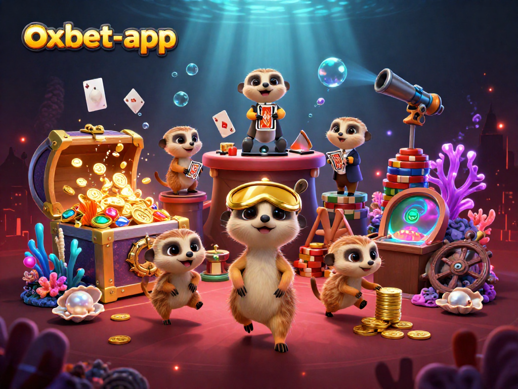 Experience thrilling gameplay at oxbet-app with meerkats managing an underwater casino adventure.