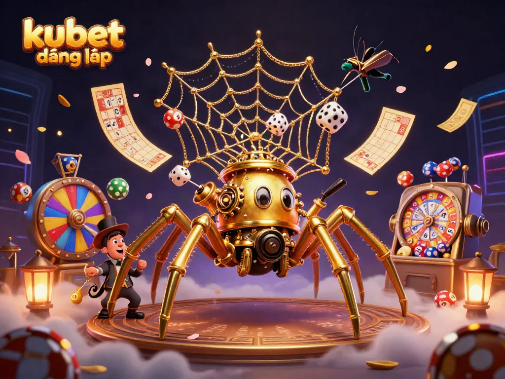 Catch the excitement of kubet đăng nhập with a vibrant, energetic casino scene depicting steampunk elements and dynamic game features.
