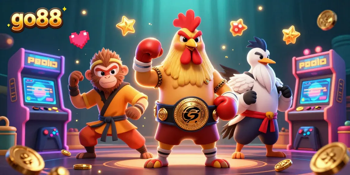 Experience thrilling gameplay with the go88 platform featuring vibrant game characters and dynamic casino elements.