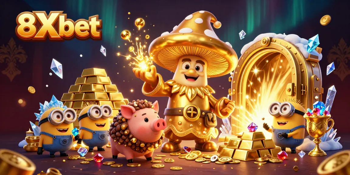 Win big with 8Xbet's magical treasures and vibrant casino atmosphere filled with golden riches.