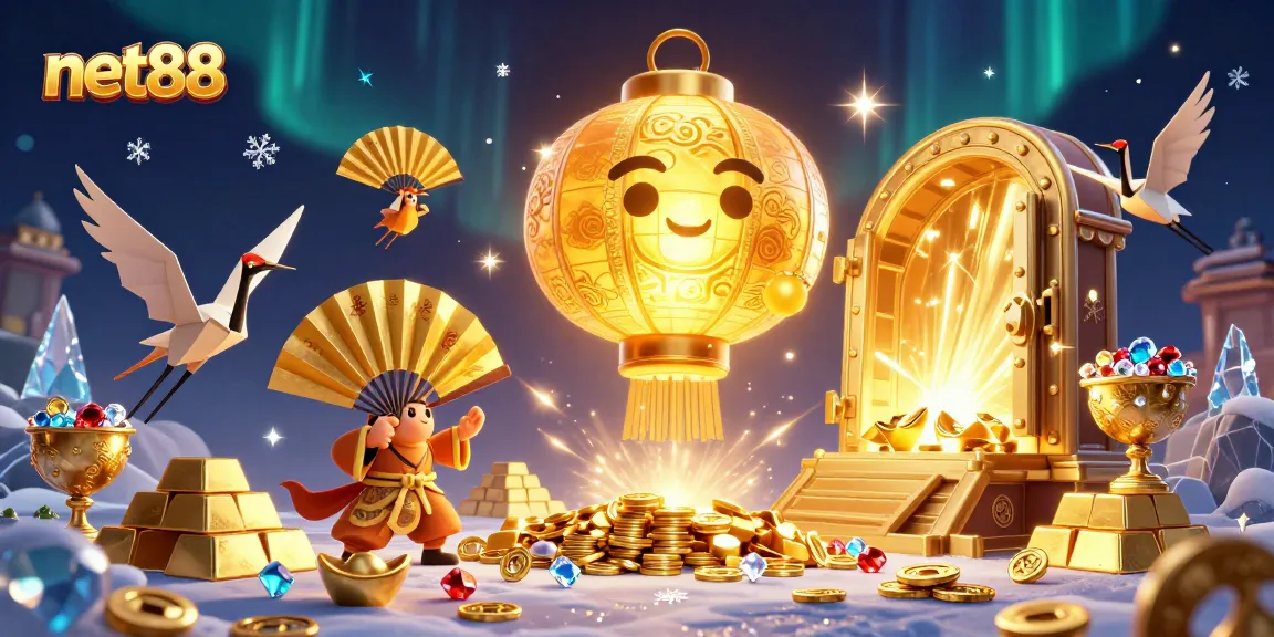 Experience the excitement of net88 gambling with golden treasures and magical symbols!