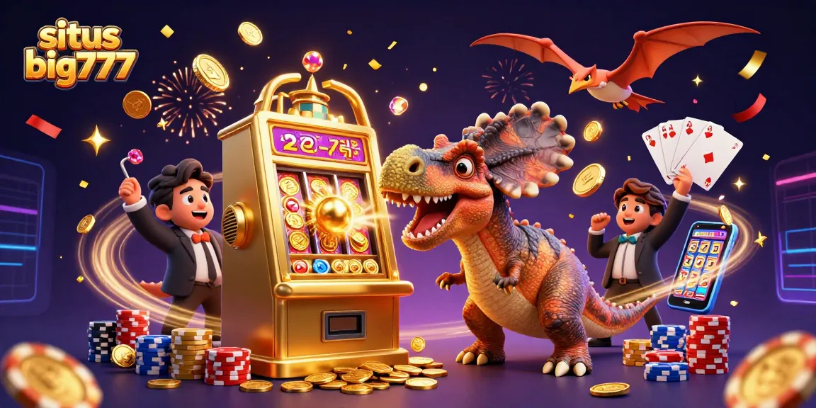 Spin the reels at situs big777 and watch as jackpot coins fly with excitement!