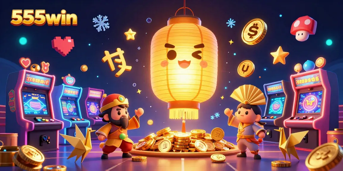 Experience thrilling gameplay at 555win with vibrant casino elements and dynamic characters.