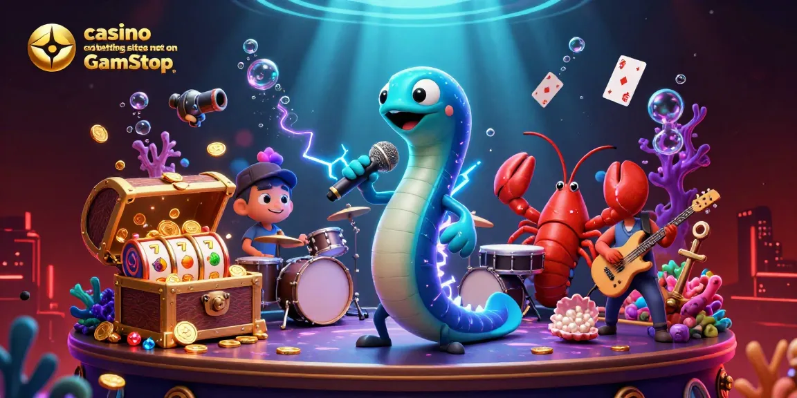 Experience lively entertainment at casino and betting sites not on GamStop with electric eel DJ.