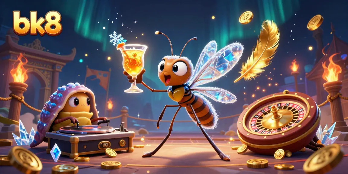 Win big at bk8 with vibrant casino atmosphere featuring 3D characters in a lively gaming environment.